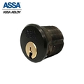 Assa Abloy 1-1/8" Maximum+ Restricted Mortise Cylinder AR Cam KD Dark Oxidized Bronze Finish ASS-R2851-1-624-COMP-KD-0A7